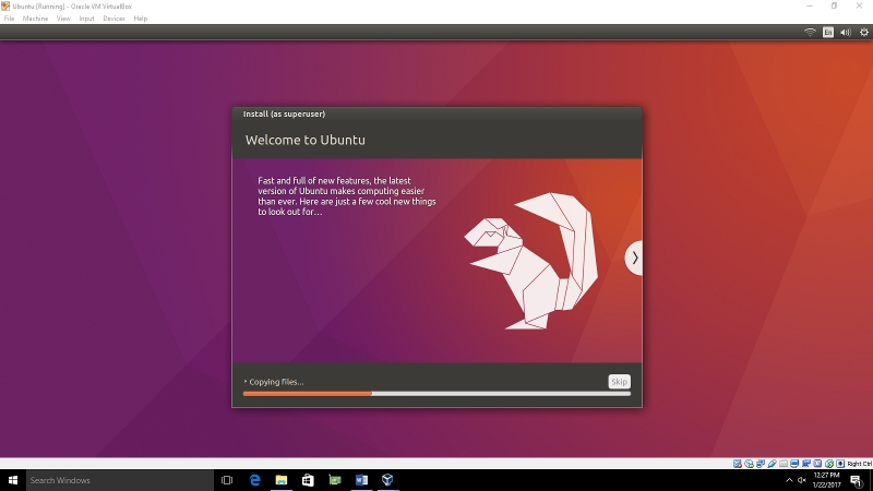 How to – Setup Ubuntu as Virtual Machine on Windows